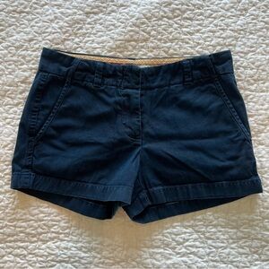J crew navy chino shorts